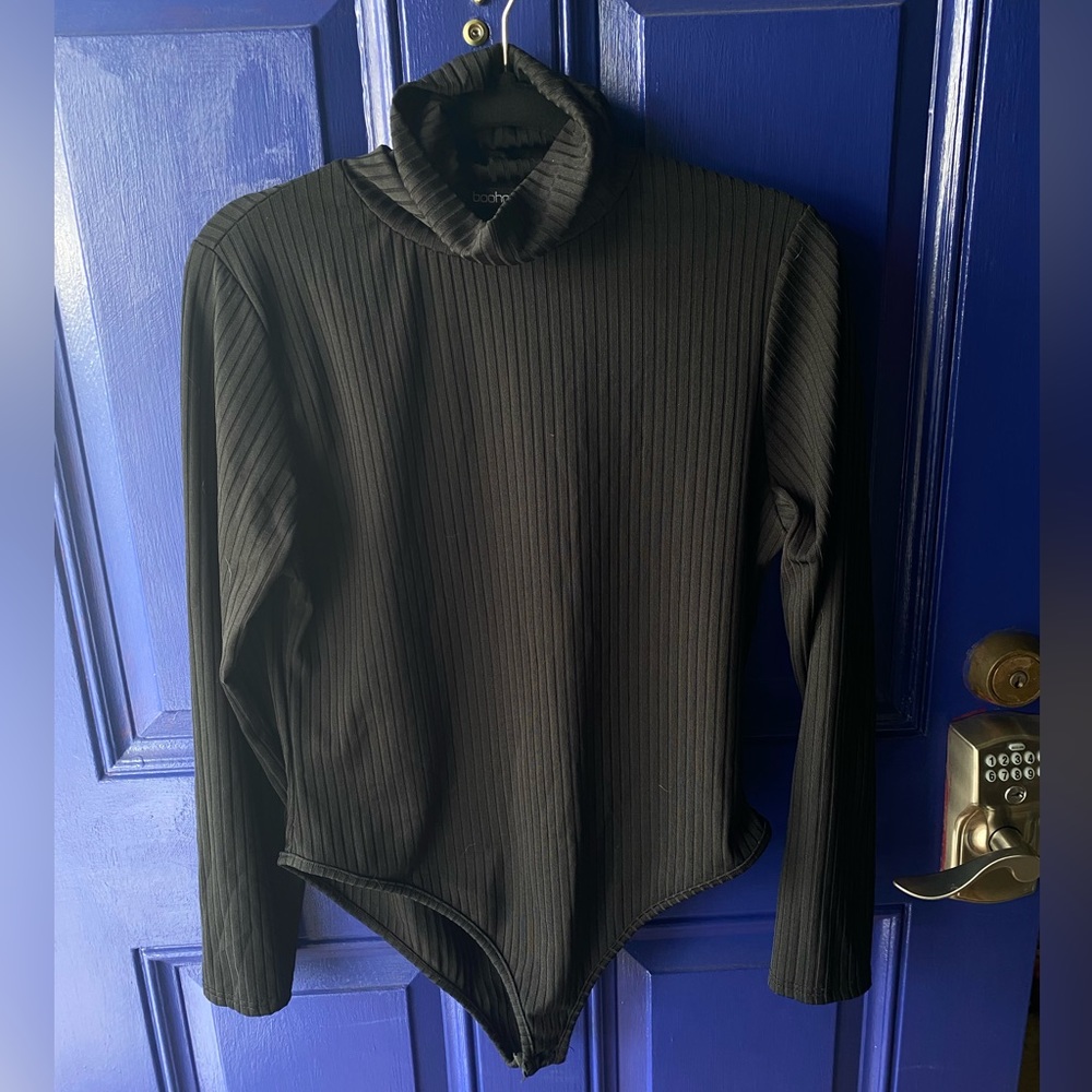 Boohoo Black Turtleneck Bodysuit
